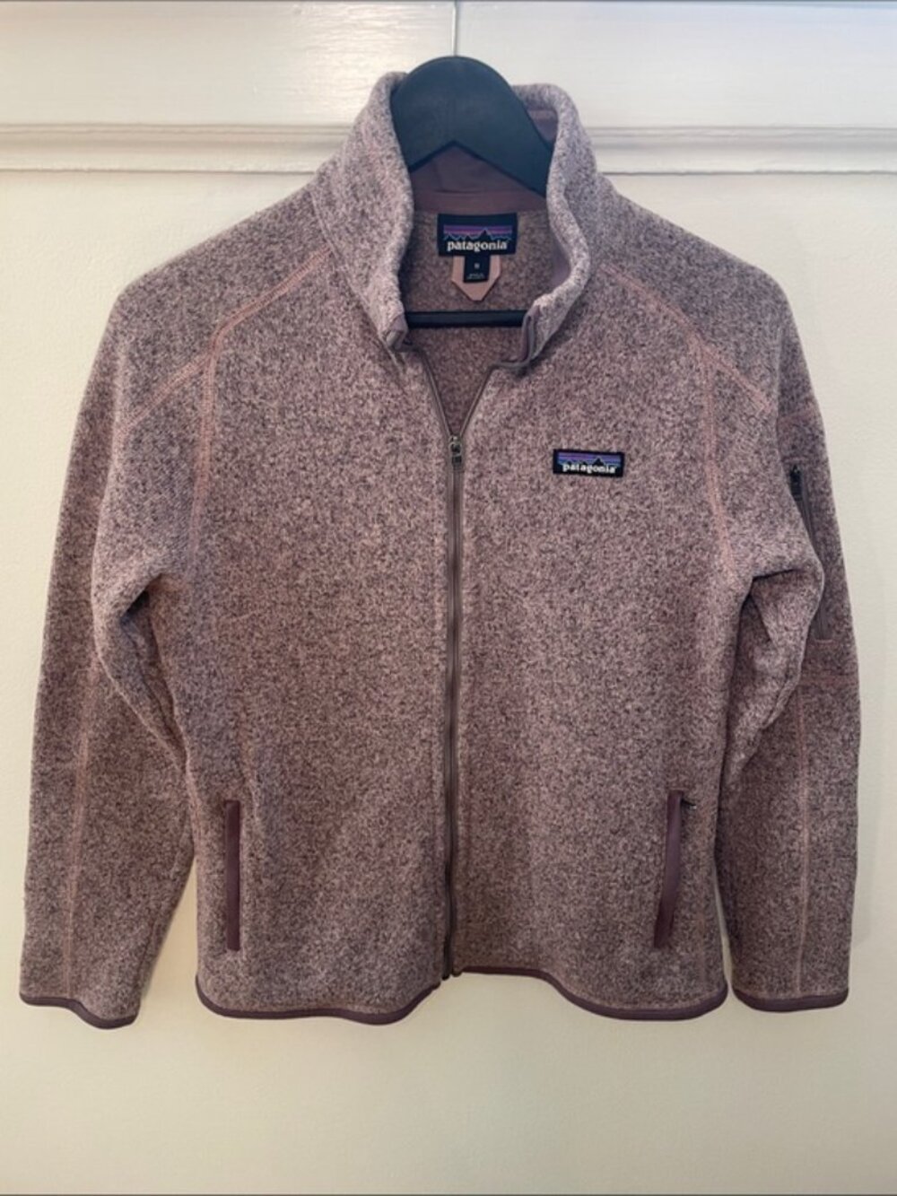 Patagonia Better Sweater Fleece Jacket Hazy Purple Full Zip Size M